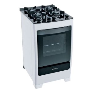 Cocina James C 700 V Blanca Supergás Mesa Vidrio Kirkor
