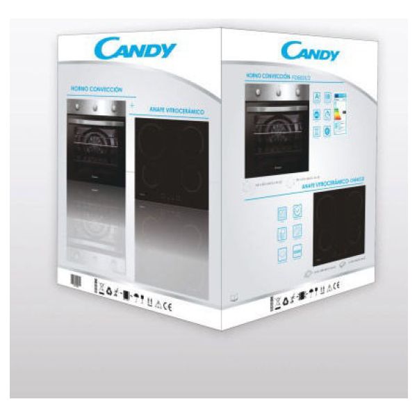 Combo Candy Horno Fidc X602 + Anafe Ch64ccb Kirkor - Imagen 3