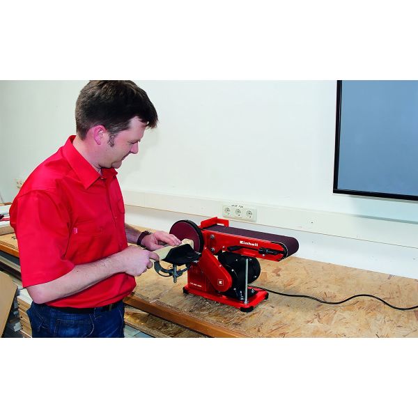 Lijadora De Banda Einhell Tc-us 400 Y Disco Combinada 375w K - Imagen 8