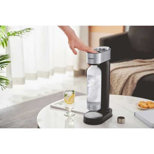 Máquina De Soda Philips Add4902bk + Botella 1 Lt + Co2 - Imagen 8