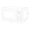 Microondas Con Grill Whirpool Whirlpool 25 Litros Kirkor - Imagen 2