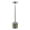 Portátil De Mesa Led Inalámbrica Usb Plateado