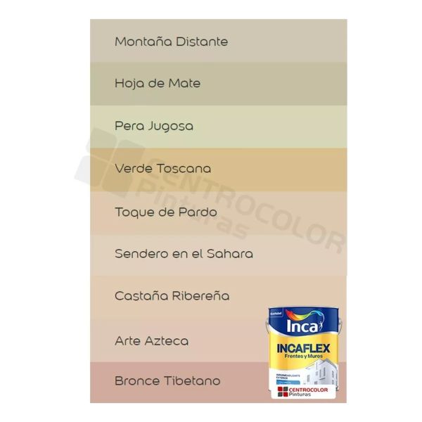 Impermeabilizante Inca Incaflex Frentes Y Muros Colores 20lt - Imagen 4