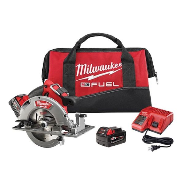 Sierra Circular Milwaukee 7.1/4 18v C/una Bat 4.0ah Y Carg