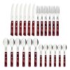 Set De Cubiertos Tramontina Con Cuchillos De Asado 24 Piezas