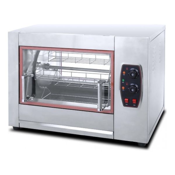 Horno Spiedo A Gas 4 Canastos Para 12-16 Pollos