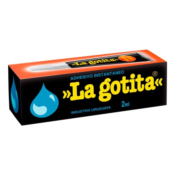 La Gotita Adhesivo Instantáneo 2ml Pegamento Súper Fuerte Kk