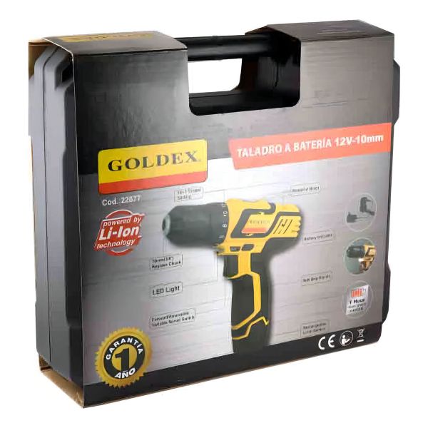Taladro Atornillador 10mm. 12v Goldex Hw-cdl1101 - Imagen 5