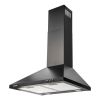 Campana James Convencional 60cm Negra Motor 230w Kirkor
