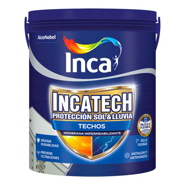 Incatech Membrana Líquida Impermeabilizante 20 Kilos
