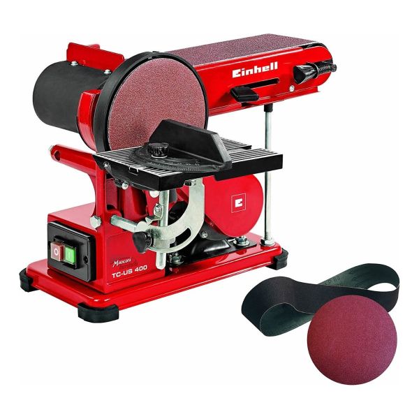 Lijadora De Banda Einhell Tc-us 400 Y Disco Combinada 375w K