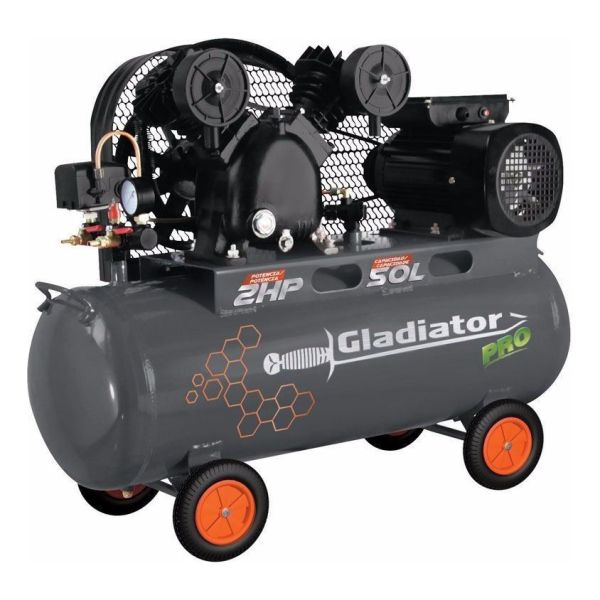 Compresor 50 Litros 2hp Ce750 Gladiator Pro Gtia 1 Año!
