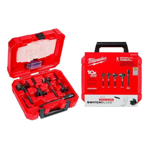Kit 4pz Fresas Milwaukee Switchblade 1-3/8'' 1-1/2'' 2-1/8'