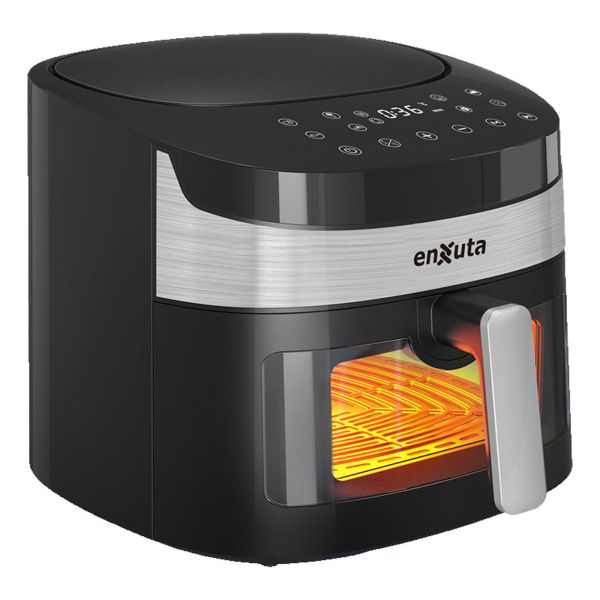 Freidora Sin Aceite Con Visor 6.5 Lts Enxuta 1800w