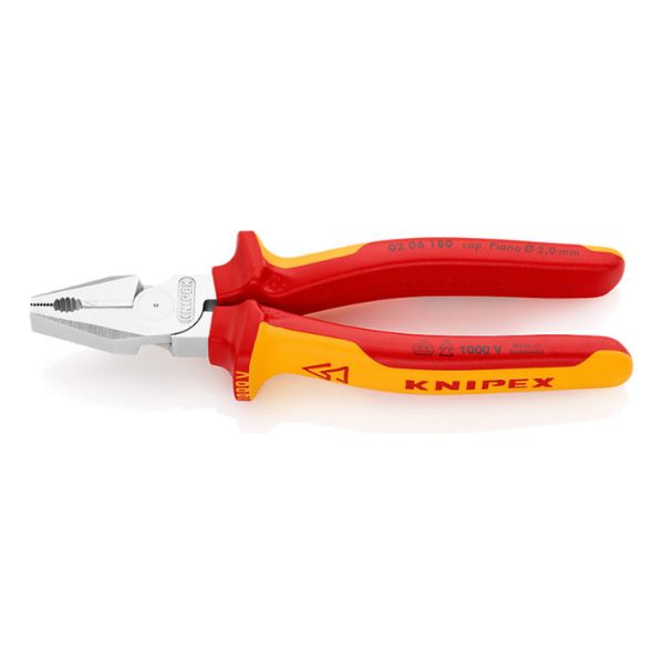 Pinza Alicate Universal Aislacion 1000v 200mm - Knipex Kn021