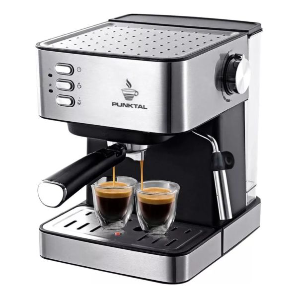 Punktal Pk-542 Cafetera Expresso Automática Acero Inox 15 Ba - Imagen 2