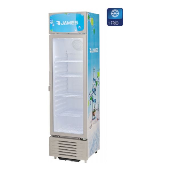 Heladera James Vitrina Vc-315 Tipo Comercial 303l - Imagen 2
