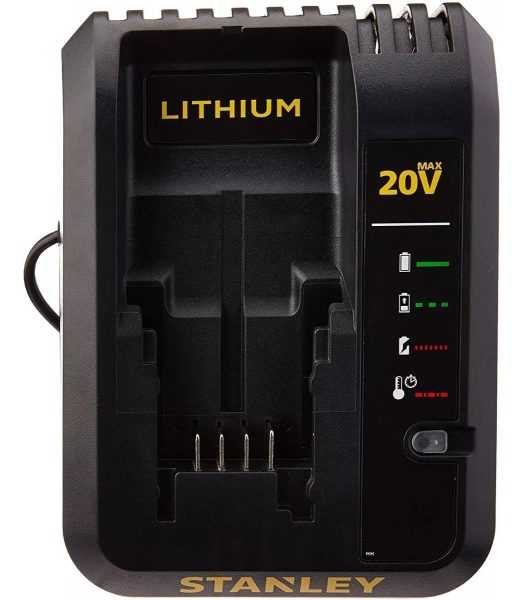 Cargador De Batería 20v Litio Compatible Línea Stanley - Imagen 2