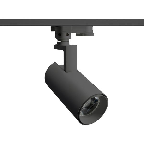 Spot Negro Para Riel 15w 3000k 36° - Nv0404