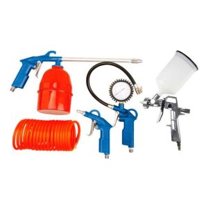 Kit Compresor Aire Pistolas Y Mangueras 1/4'' Compresor Rong