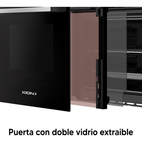 Horno De Empotrar Xion 76 Lts Digital Vidro Negro Kirkor - Imagen 6