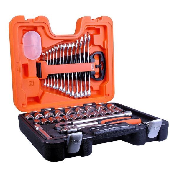 Juego Bahco Tubos Llaves Combinadas S400 A 40 Pzas 1/2''