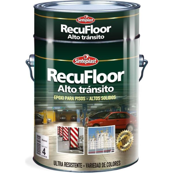 Pintura Pisos Epoxi Recufloor Sinteplast Gris 4l