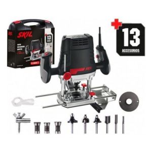 Fresadora Router 1/4 1100w 28000rpm Maletín Acces. Skil 1831