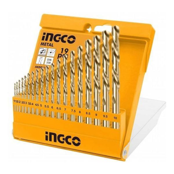 Juego De Mechas Para Metal Profesional 19pcs Incgo Hss Kirko - Imagen 3