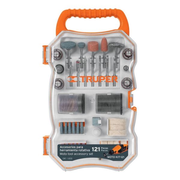 Juego De Accesorios Para Mini Torno 121 Piezas Truper - Imagen 2