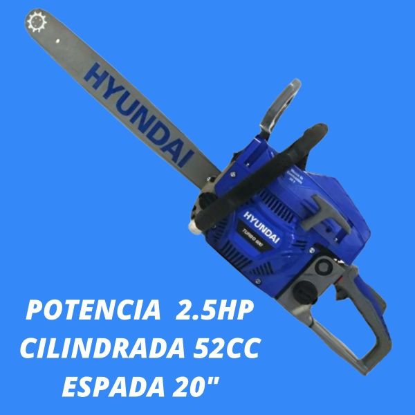 Motosierra Hyundai Profesional 20puLG. 50cc. 1 Año Garantia - Imagen 4