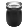 Mate Tramontina Negro En Acero Inoxidable 240ml Kirkor