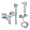 Set Ducha Higienica Mezcladora Monocomando Bronce Rimontti - - Imagen 2