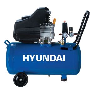 Compresor 24 Litros 2hp Con Kit Hyac24de Hyundai