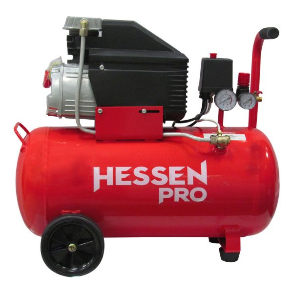 Compresor 50lts 2.0hp Hessen Pro 1 Año De Garantía