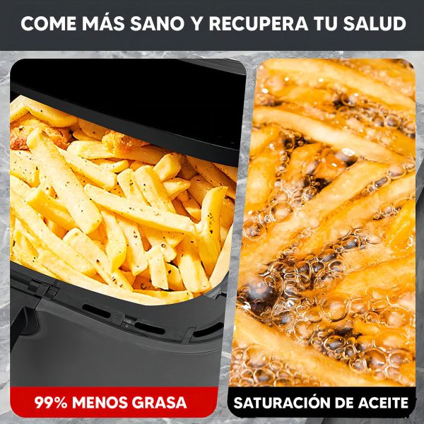 Freidora Sin Aceite Punktal Digital Pk-013 Fd Potencia 1700w - Imagen 2