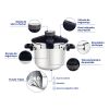 Olla A Presión Tramontina Presto Con Triple Fondo 6 L - Imagen 2