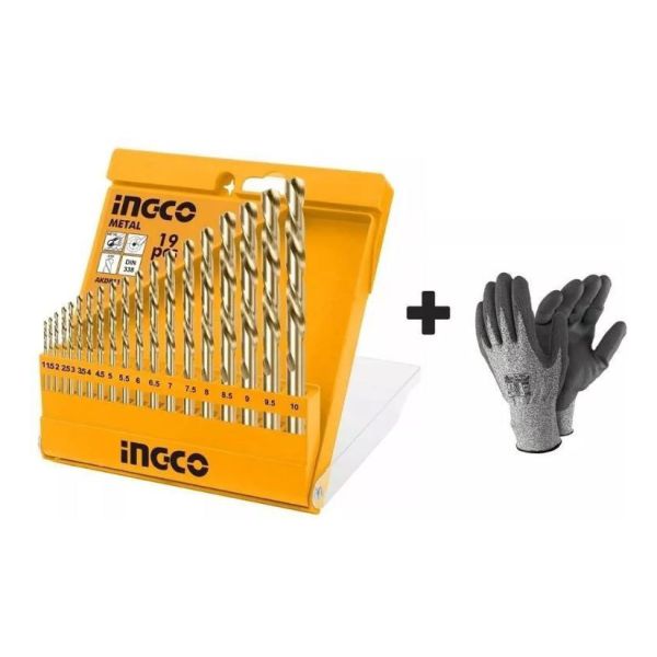 Juego De Mechas Para Metal Profesional 19pcs Incgo Hss Kirko - Imagen 2