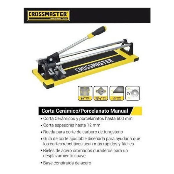 Cortadora De Cerámicas Y Porcelanato 60 Cm Crossmaster - Imagen 2
