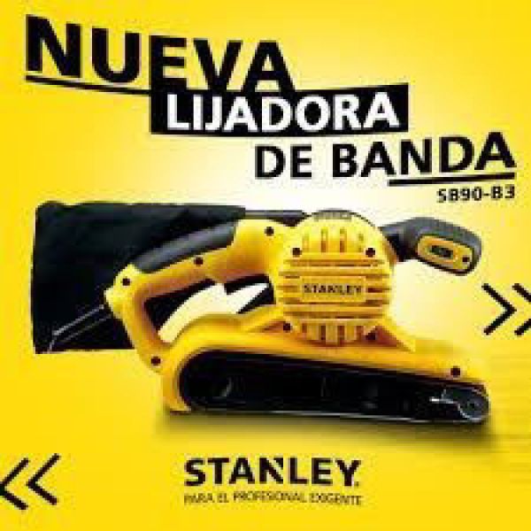 Lijadora De Banda Stanley 720w 75mm X 553mm Profesional!! - Imagen 2