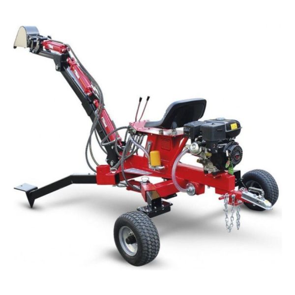 Retroexcavadora Para Cuatriciclo Equus Nafta 10hp Kirkor