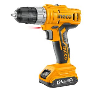 Taladro Atornillador 2 Baterias Bolso 12 Volt Cdli1222 Ingco