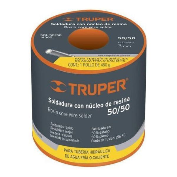 Soldadura Estaño Tuberías De Cobre Y Hojas De Metal Truper - Imagen 2