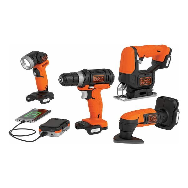 Taladro Percutor Lijadora Caladora Batería 12v Black Decker - Imagen 2