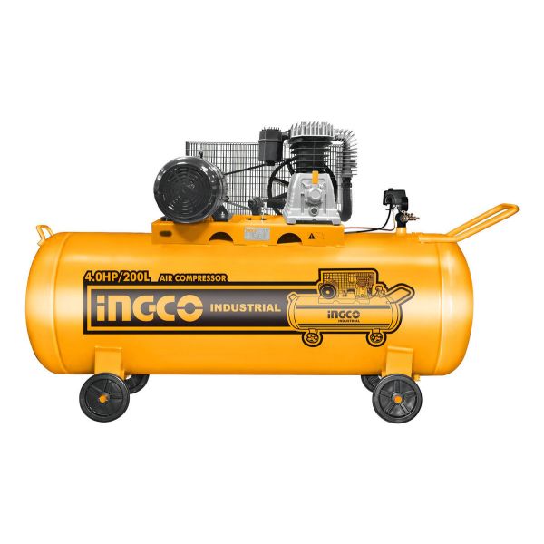 Compresor De Aire Ingco 4 Hp 200 Lts Industrial Ac402001