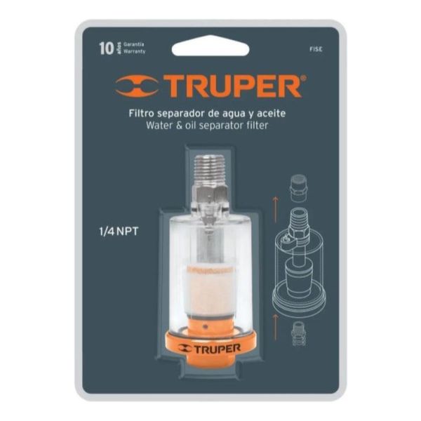 Filtro De Aire Trampa De Agua Aceite Truper Compresor Oferta - Imagen 2
