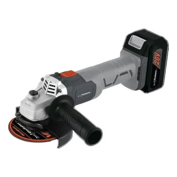 Amoladora Angular Gladiator Pro 20v C/ Cargador Y Batería A