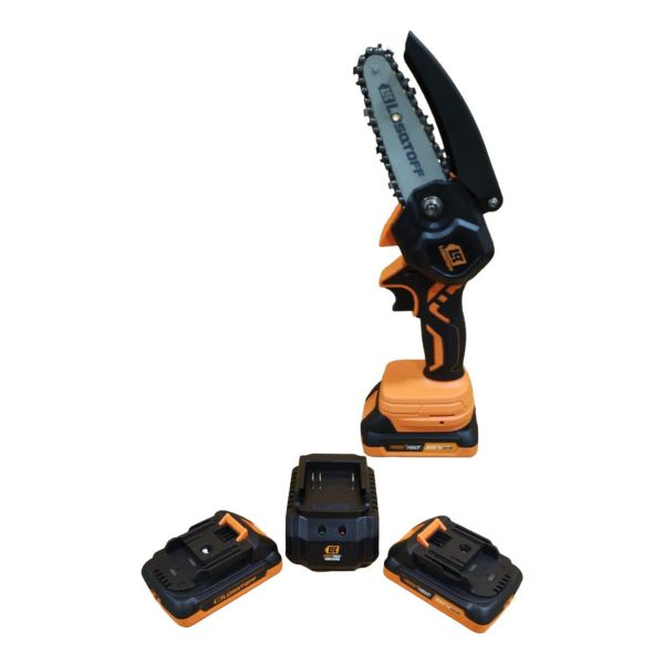 Electrosierra A Bateria Lusqtoff Cargador 2 Baterias
