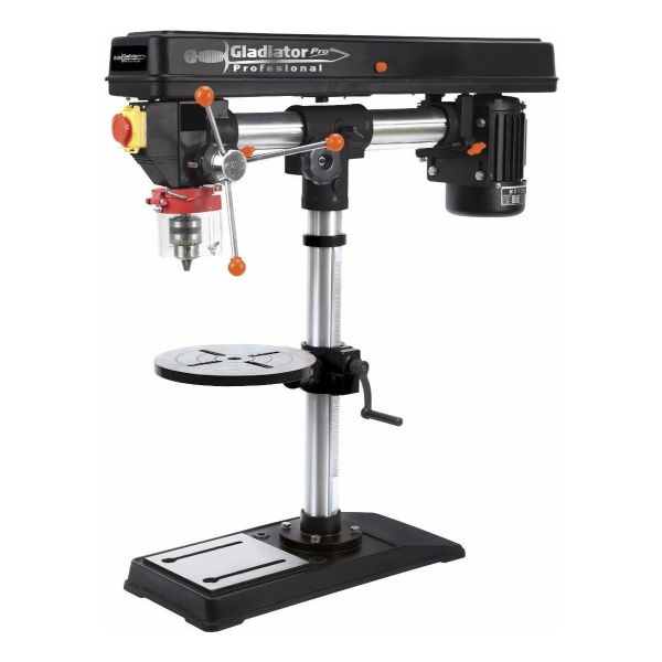 Taladro De Banco Gladiator Pro Tb816 550w 16mm Cabezal Movil