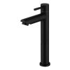 Bacha Apoyo Loza Oval Blanca + Monocomando Negro + Tip Top - Imagen 3